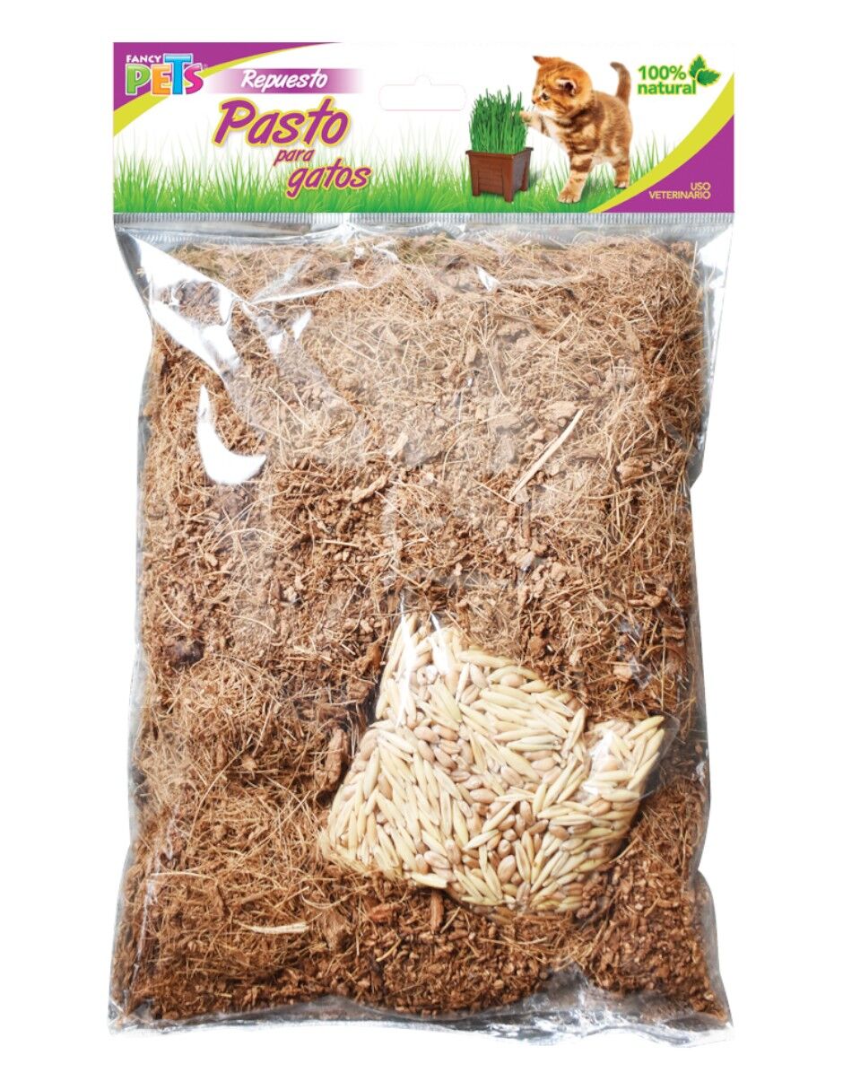 Repuesto de pasto para gatos