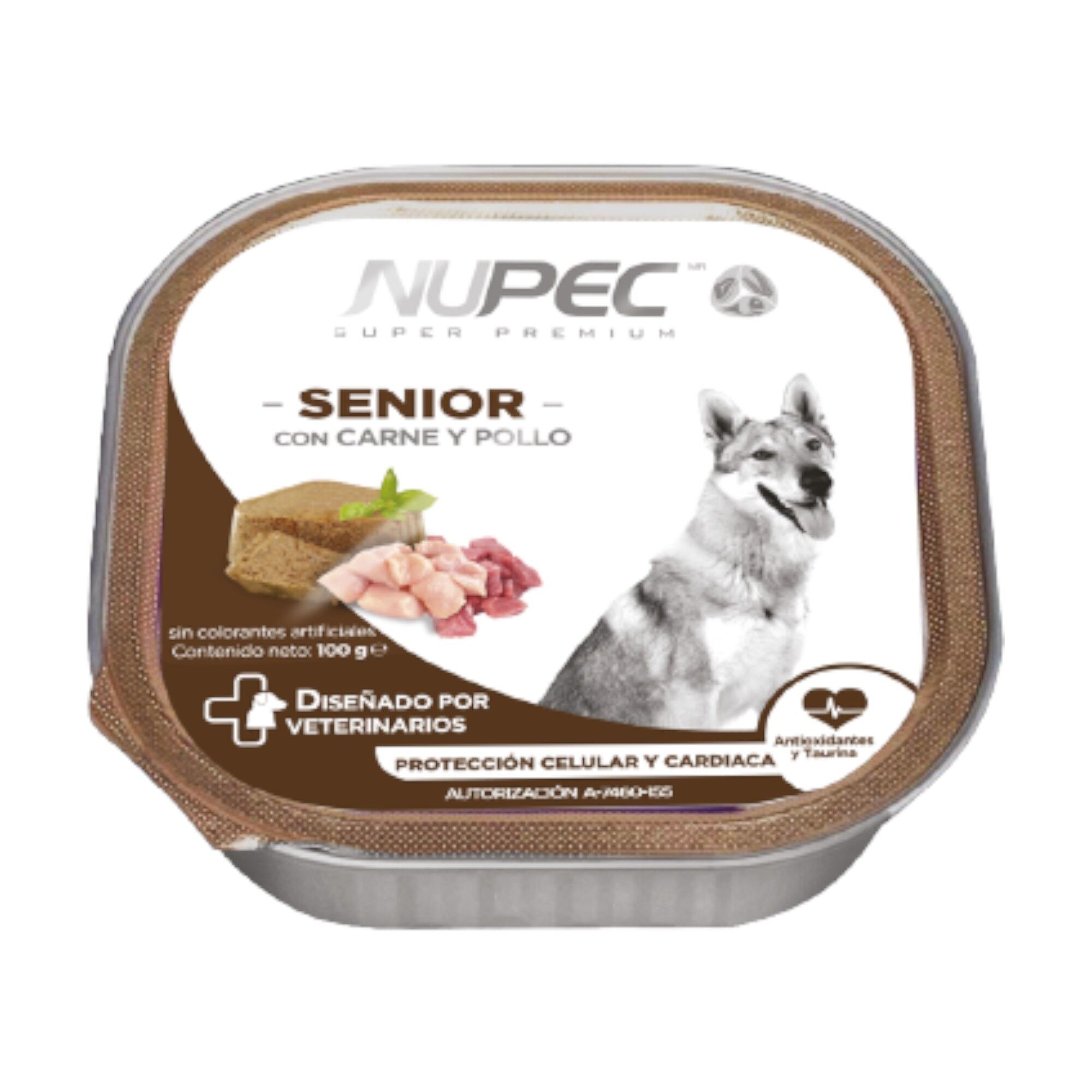 Nupec senior alimento húmedo